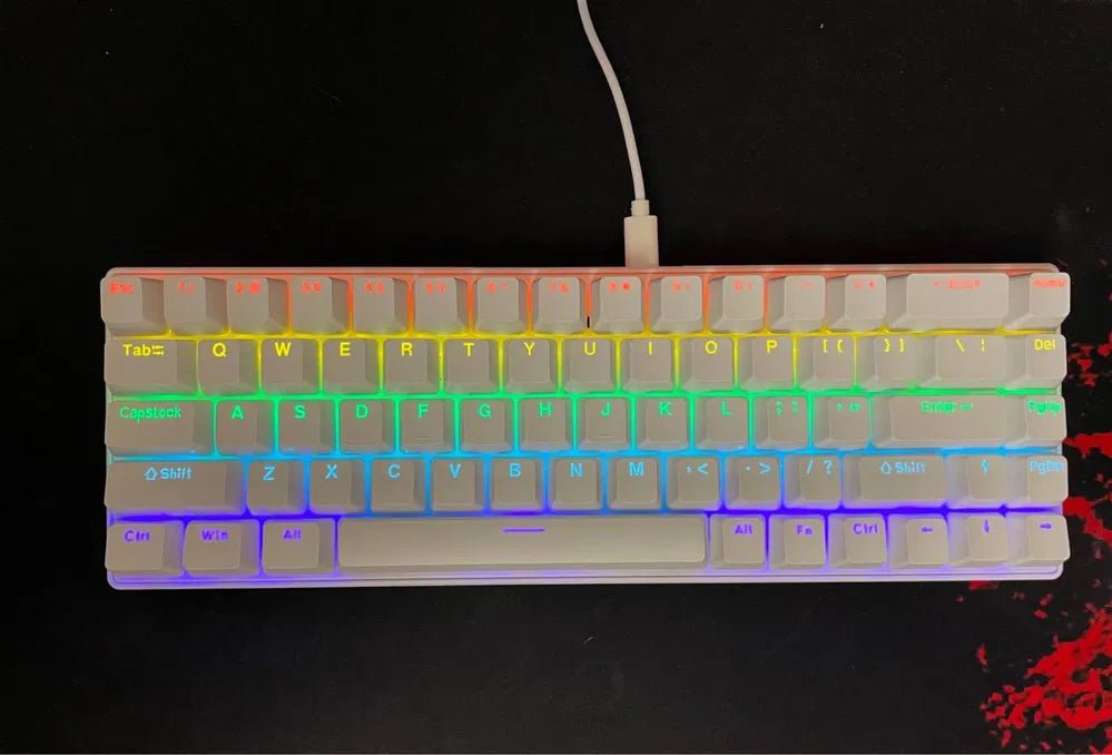 Blue Switch Mechanical Keyboard - iPady Palestine