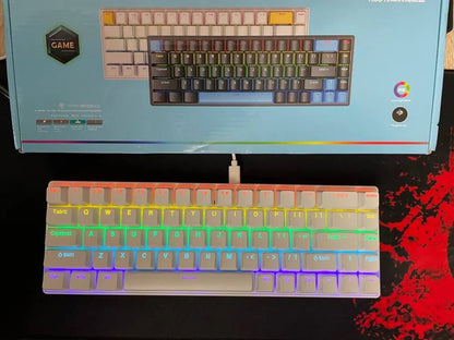 Blue Switch Mechanical Keyboard - iPady Palestine