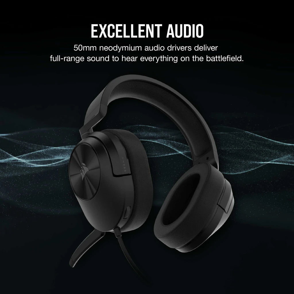 Corsair HS55 STEREO Wired Gaming Headset - iPady Palestine