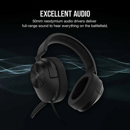 Corsair HS55 STEREO Wired Gaming Headset - iPady Palestine