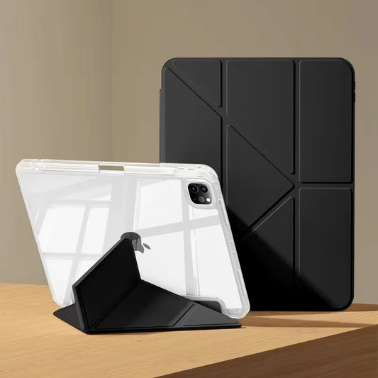 Black Triangle Case for iPad 10th and 11th - كفر المثلث - لون أسود للجيل العاشر و جيل 11