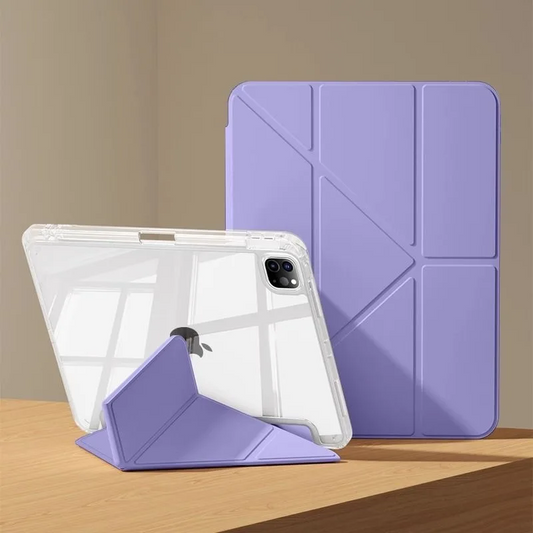 Lavender Triangle Case for iPad 10th and 11th - كفر المثلث - لون لافندر للجيل العاشر و جيل 11