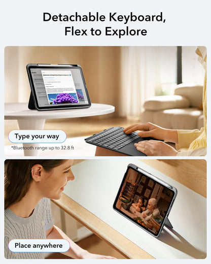 ESR iPad 10/11 Detachable Keyboard Case Precision Trackpad - iPady Palestine