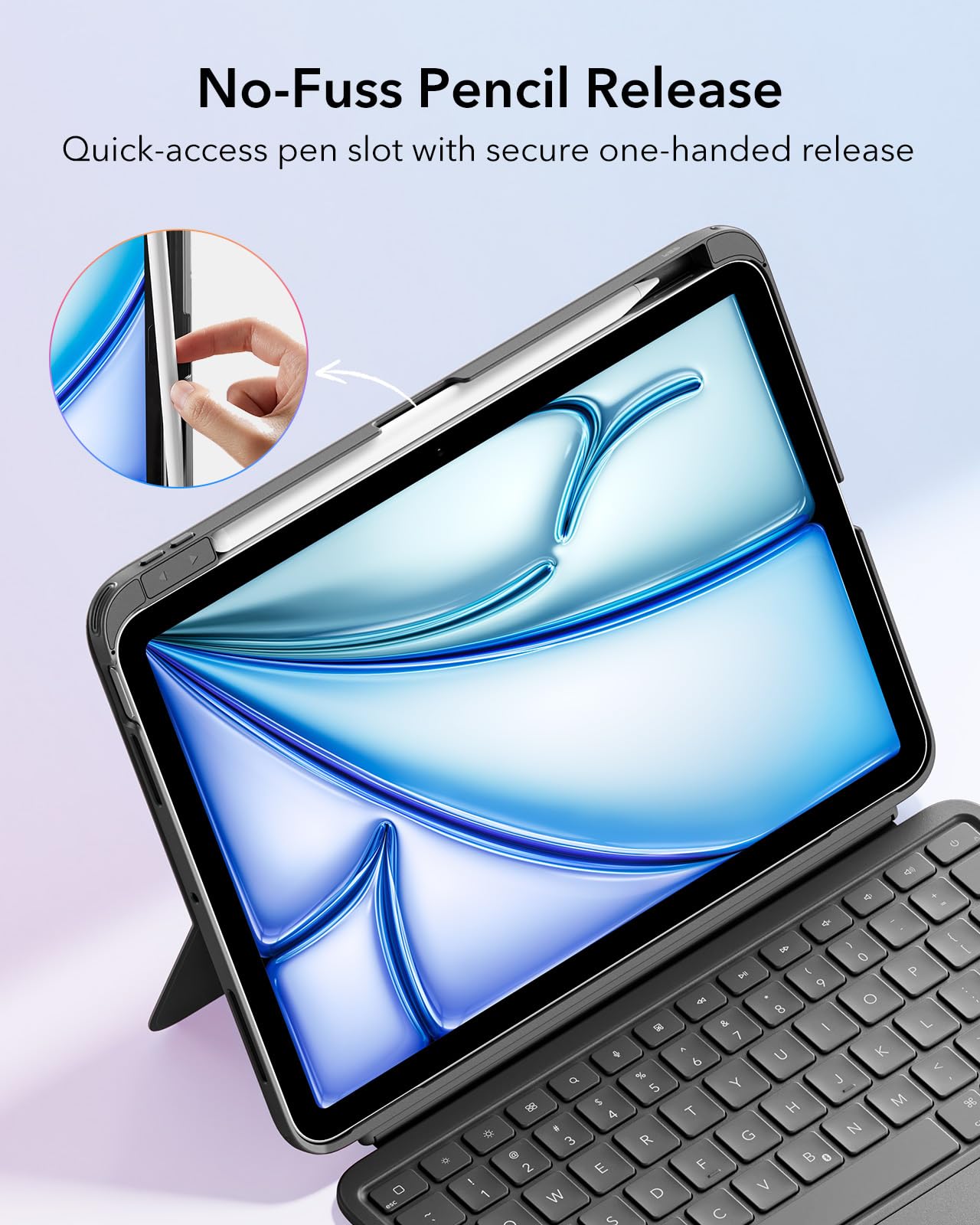 ESR iPad 10/11 Detachable Keyboard Case Precision Trackpad - iPady Palestine