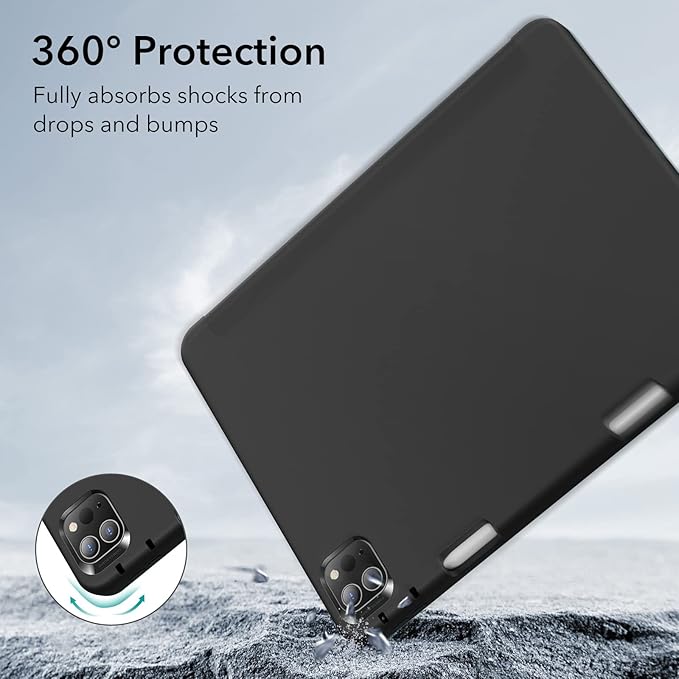 ESR Rebound Series - Premium Black TPU Smart Case - أصلي - iPady Palestine