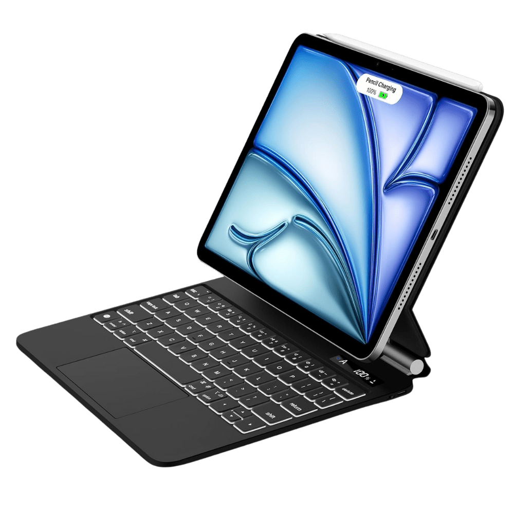 For iPad Pro 12.9 (2018 - 2022) - Magic Keyboard with Palm Rejection Touch Pad - iPady Palestine