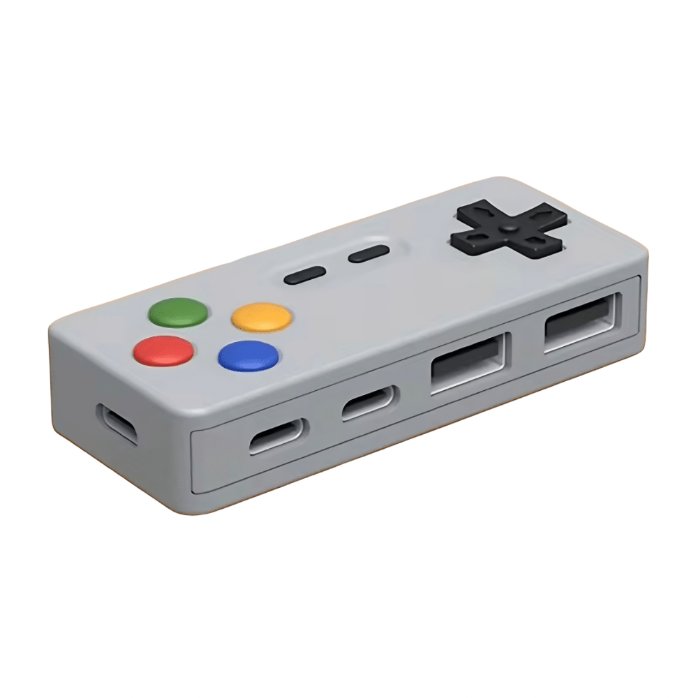 Gaming 4 - in - 1 USB - C Hub - Retro Style - iPady Palestine