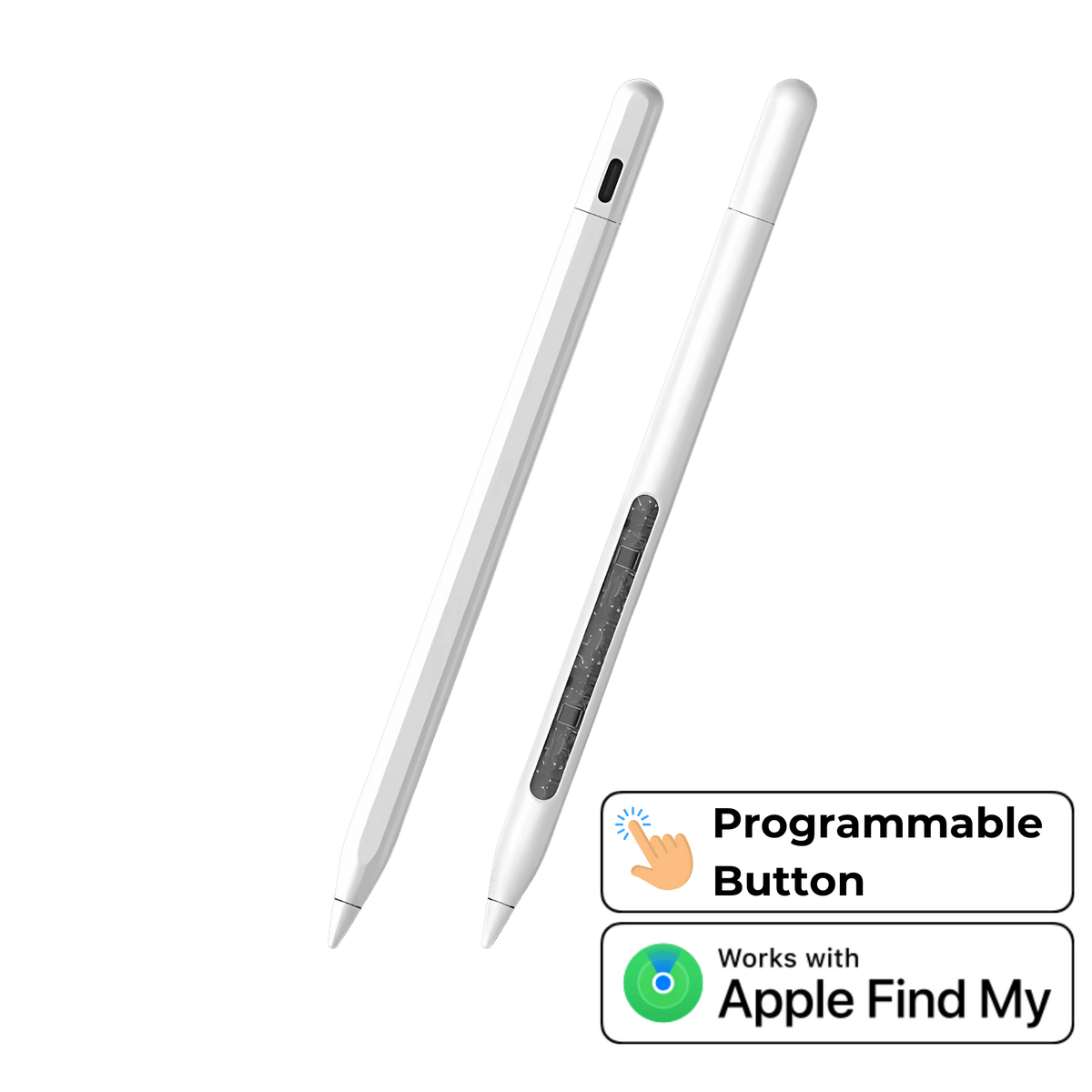 GMK15 Pencil with Macro Button - قلم ايباد ابل - كبسة ماكرو - راحة اليد - iPady Palestine