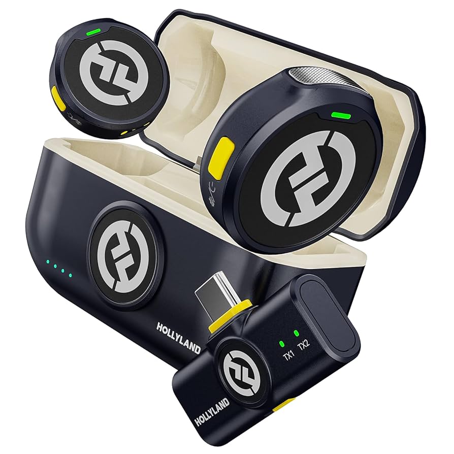 Hollyland Lark M2 Microphone - USB - C - ميكروفون هولي لاند لا سلكي - iPady Palestine