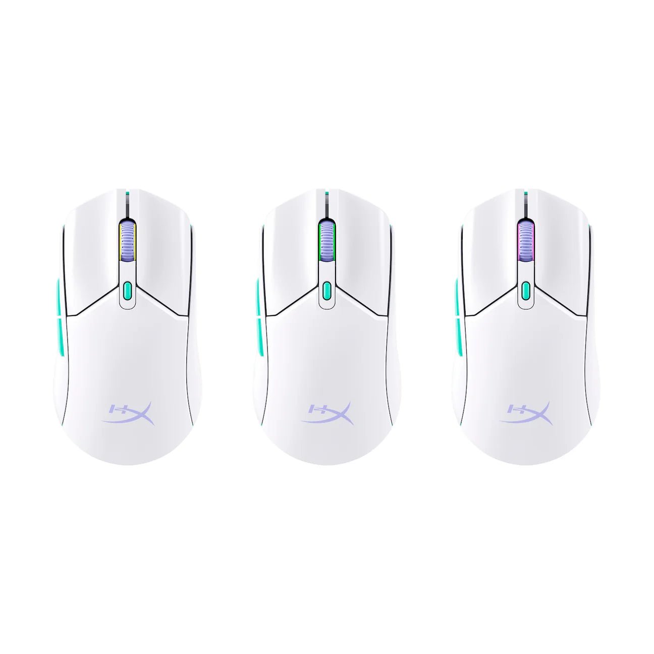 HyperX Pulsefire Haste 2 Core Wireless - White - وكيل رسمي - iPady Palestine