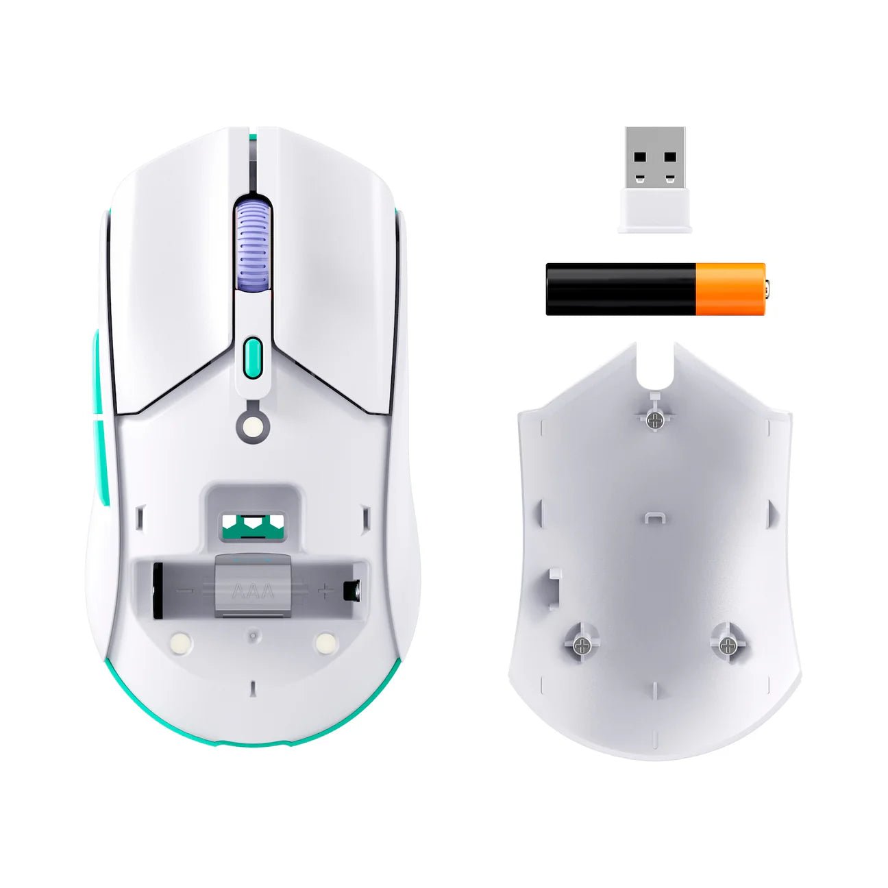 HyperX Pulsefire Haste 2 Core Wireless - White - وكيل رسمي - iPady Palestine