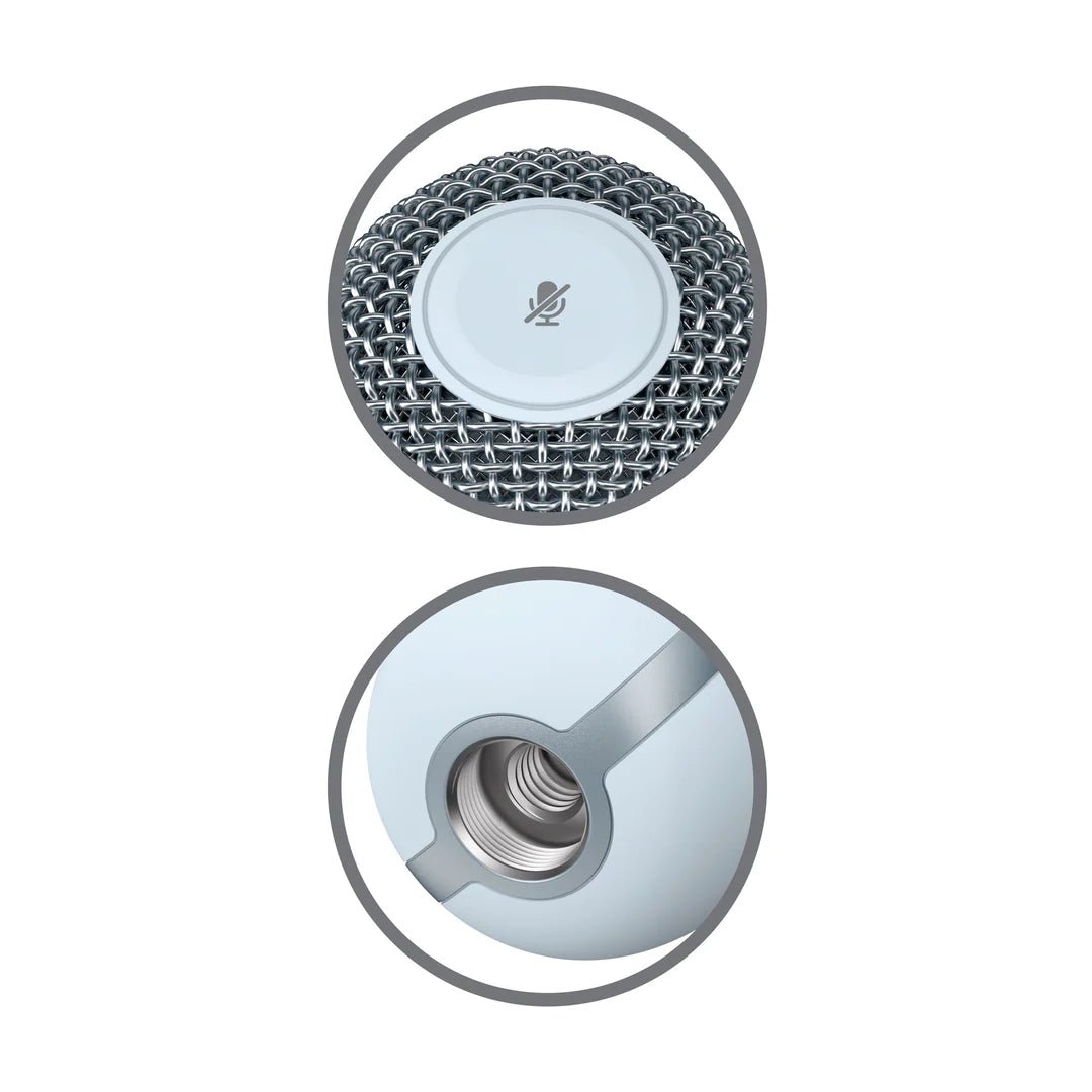 HyperX SoloCast Microphone - ميكروفون سولوكاست - White - iPady Palestine