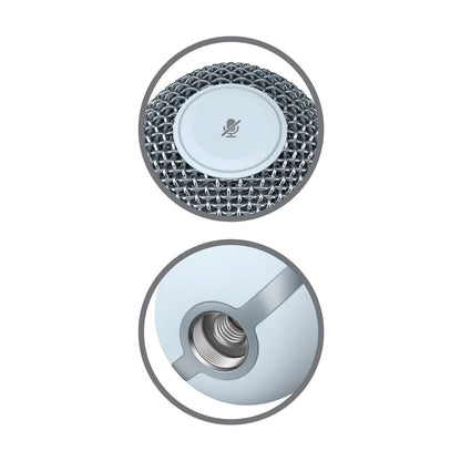 HyperX SoloCast Microphone - ميكروفون سولوكاست - White - iPady Palestine