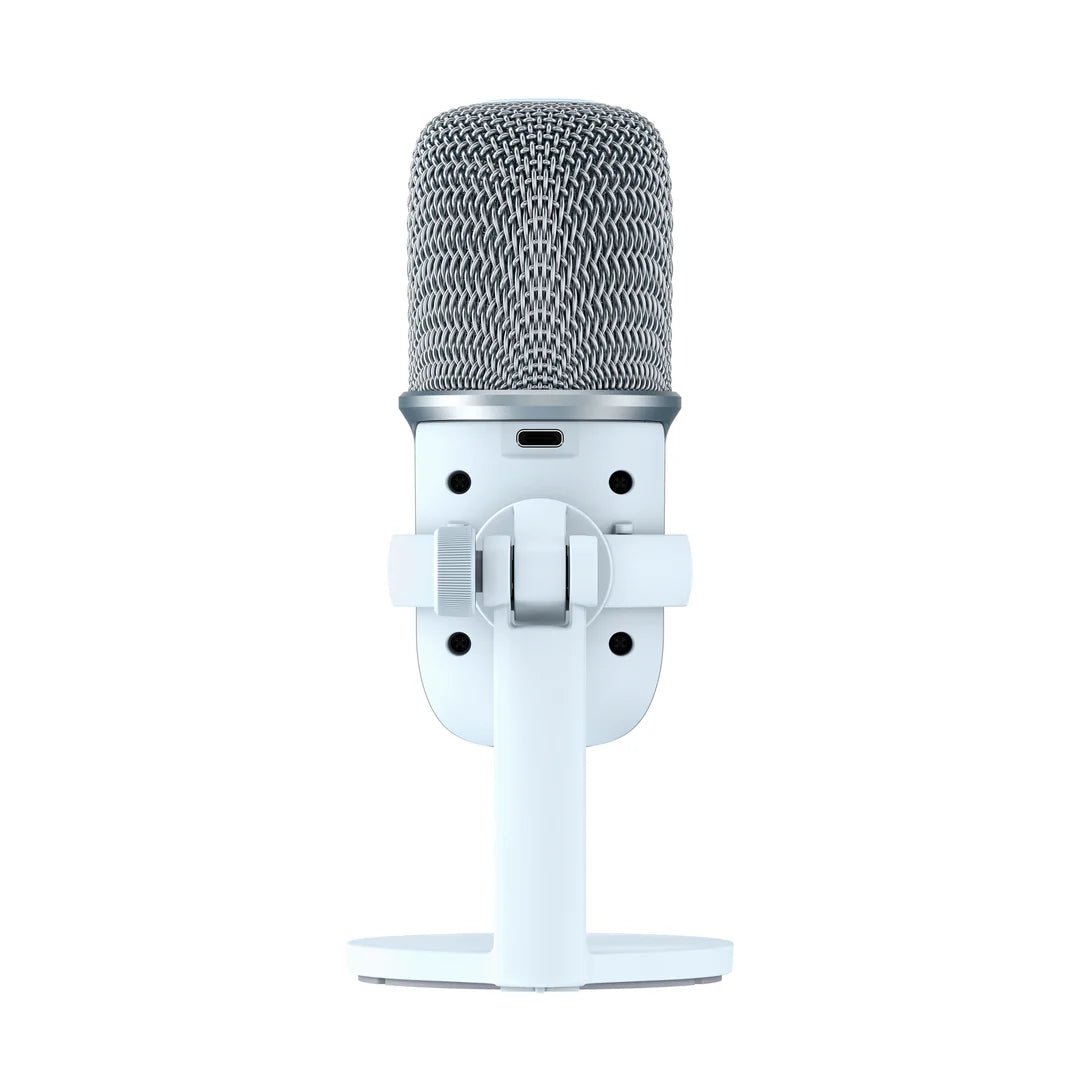 HyperX SoloCast Microphone - ميكروفون سولوكاست - White - iPady Palestine