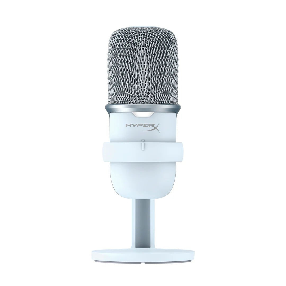 HyperX SoloCast Microphone - ميكروفون سولوكاست - White - iPady Palestine