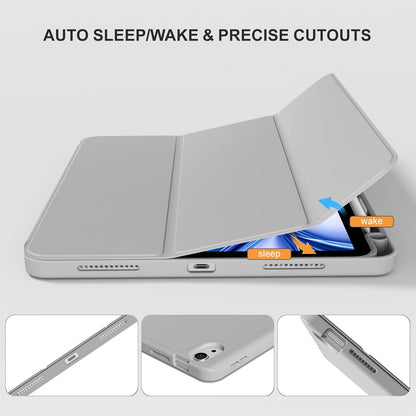 iPad Air 4/5/6/7 - Grey Smart Case - iPady Palestine