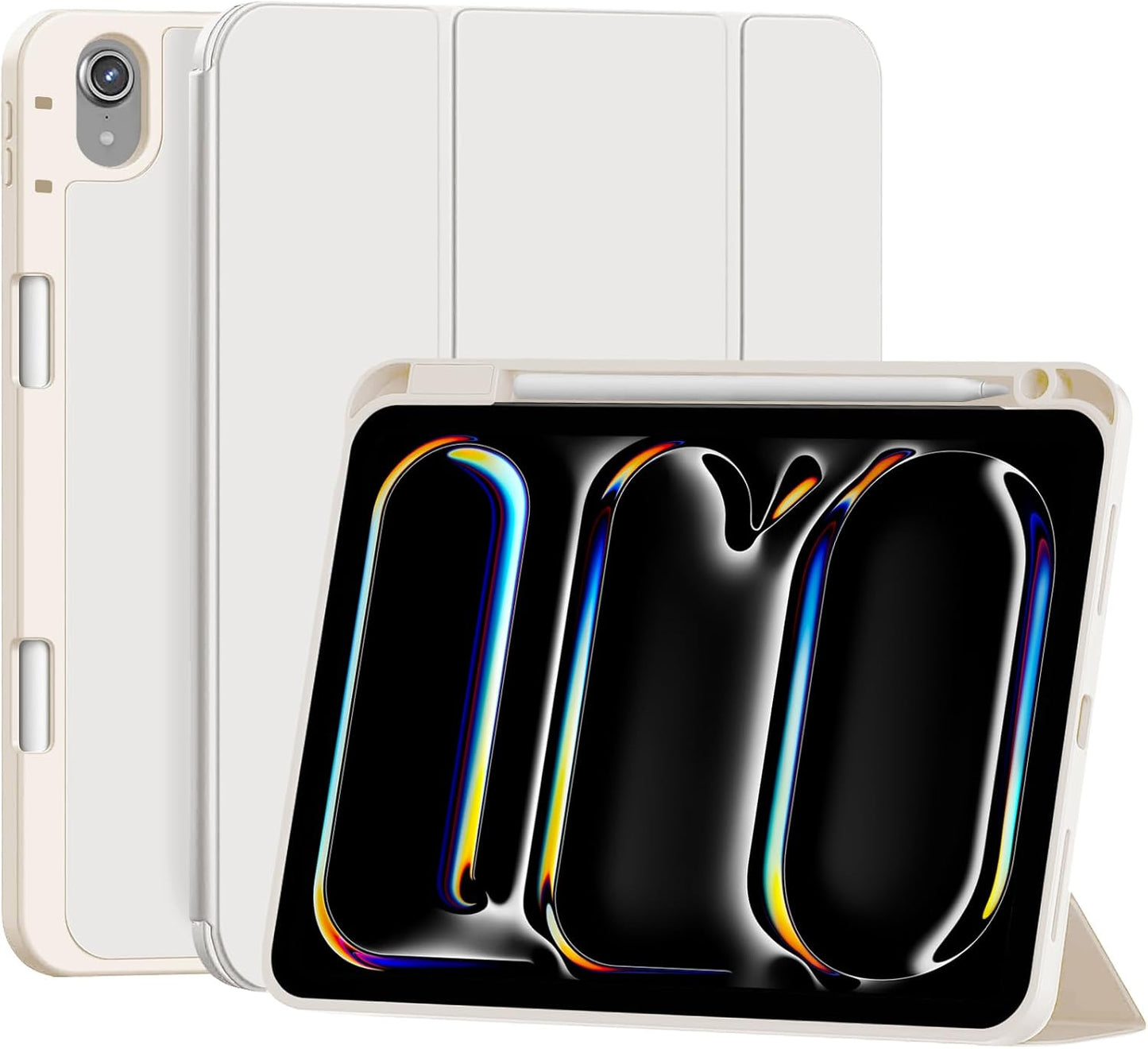 iPad Air 4/5/6/7 Smart Case - Bright White - iPady Palestine