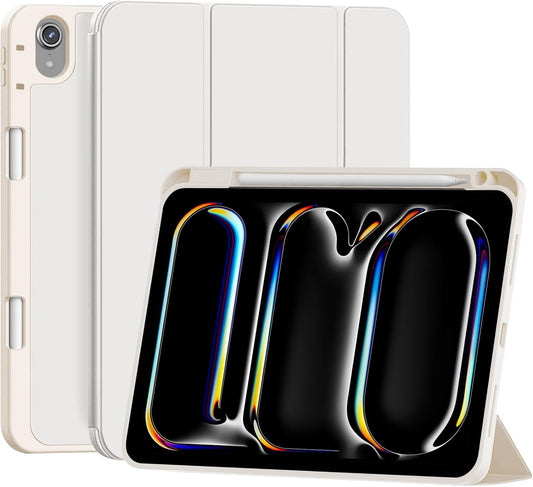 iPad Air 4/5/6/7 Smart Case - Bright White - iPady Palestine