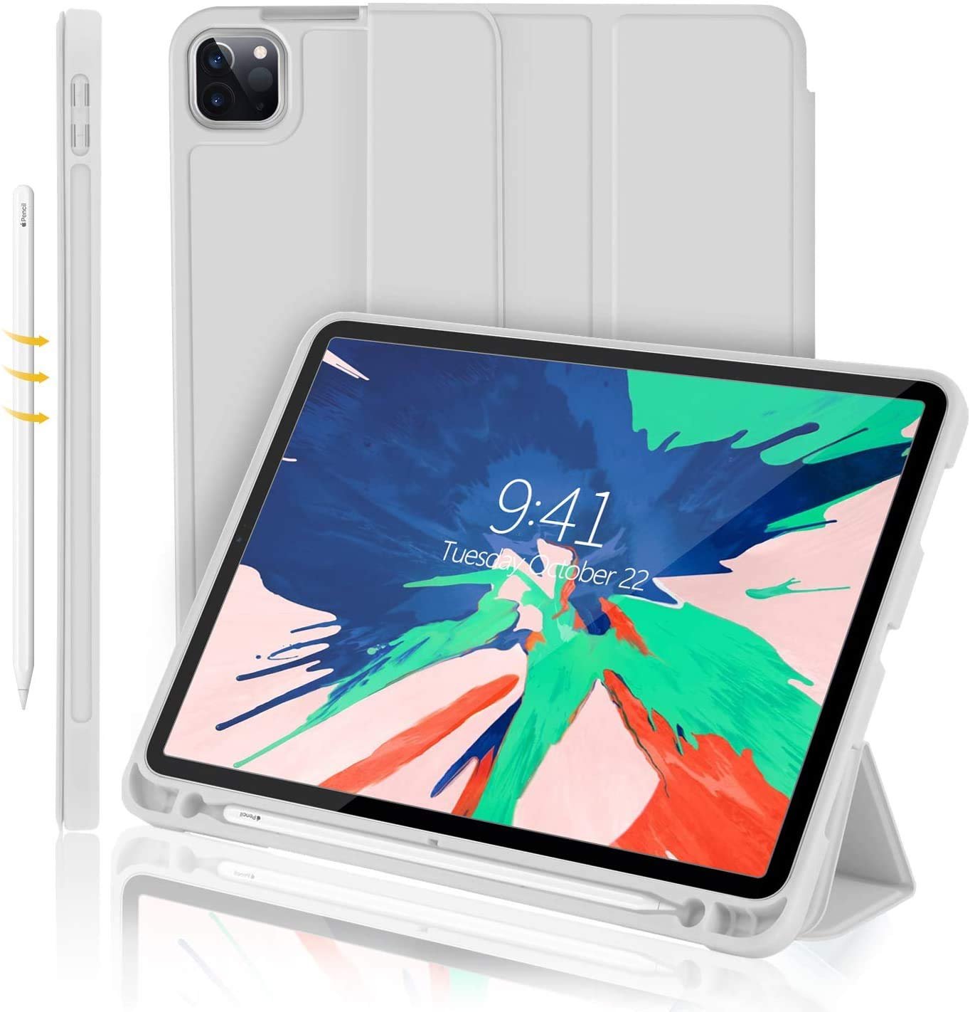 iPad Pro 11 Smart Case - Grey - iPady Palestine