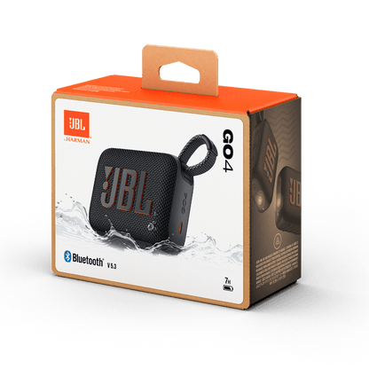 JBL GO 4 Speaker - Black - وكيل رسمي - iPady Palestine