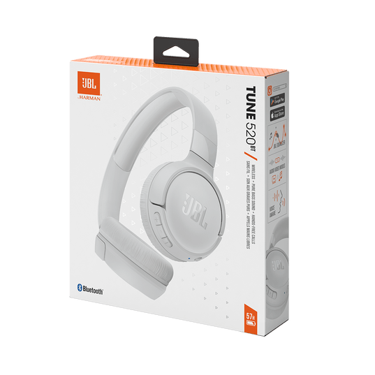 JBL Tune 520BT - Original - White - Official Importer اصلي - وكيل و مستورد رسمي - iPad Palestine