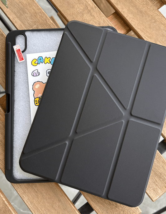 Leather Triangle Case for iPad 10th and 11th - Black - iPady Palestine