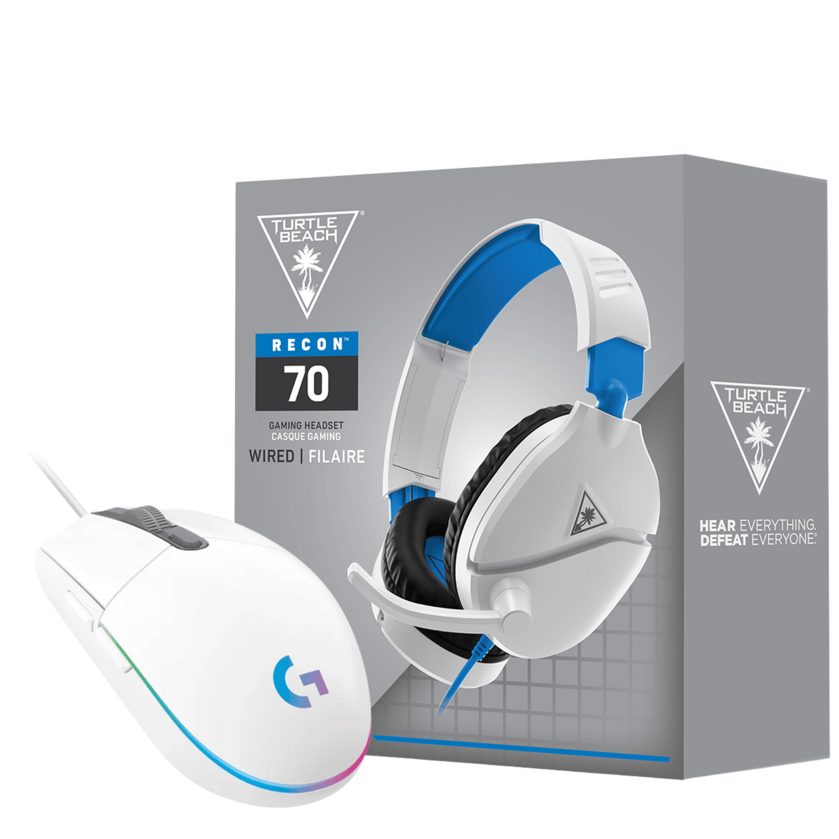 Logitech G102 + Turtle Beach Recon 70 Bundle - iPady Palestine