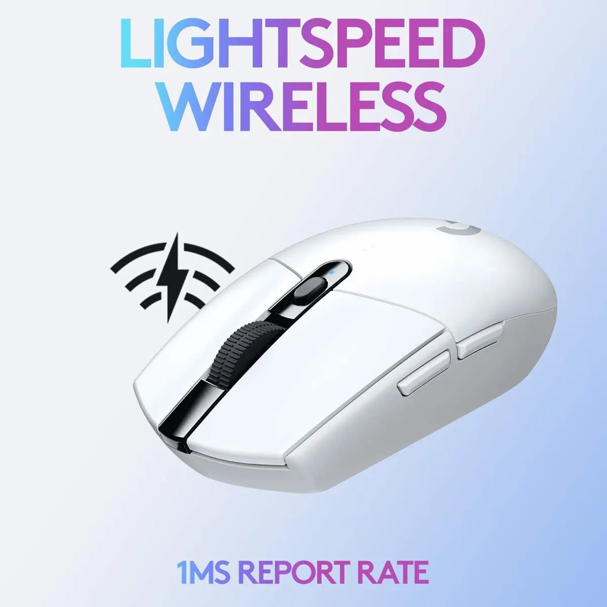 Logitech G305 Mouse Lightspeed - White - وكيل رسمي - ماوس لوجيتيك لا سلكي - iPady Palestine
