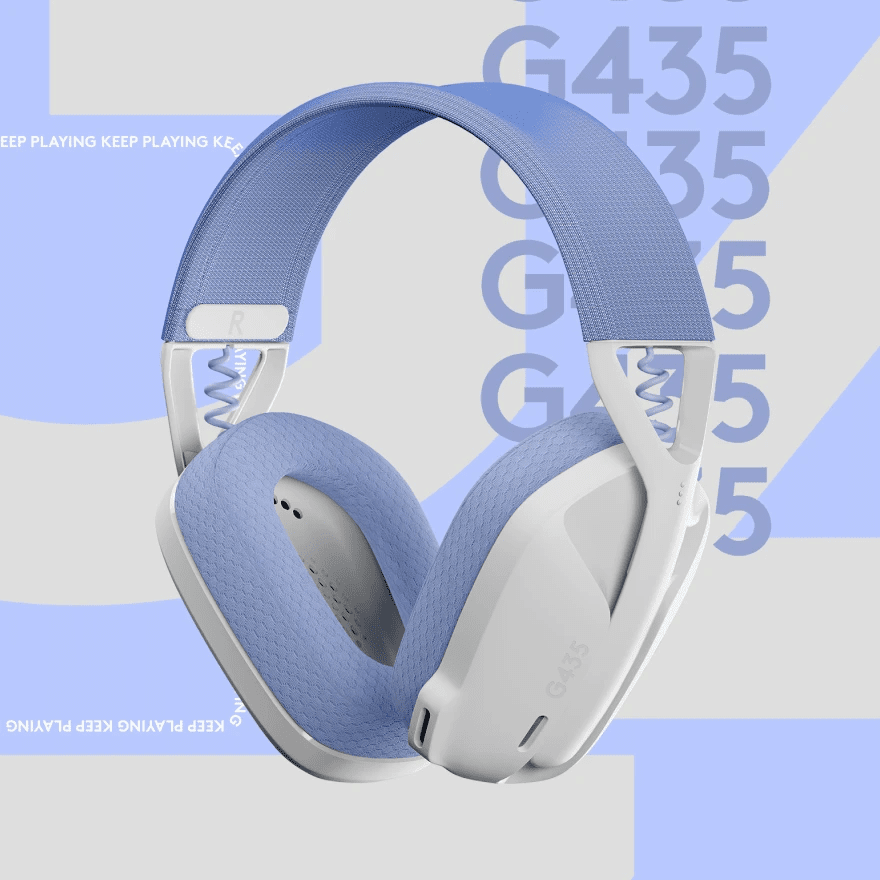 Logitech G435 Lightspeed - White - وكيل رسمي - iPady Palestine