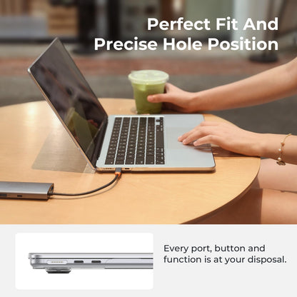 MacBook Air 13 M2/M3/M4 Clear Case - iPady Palestine