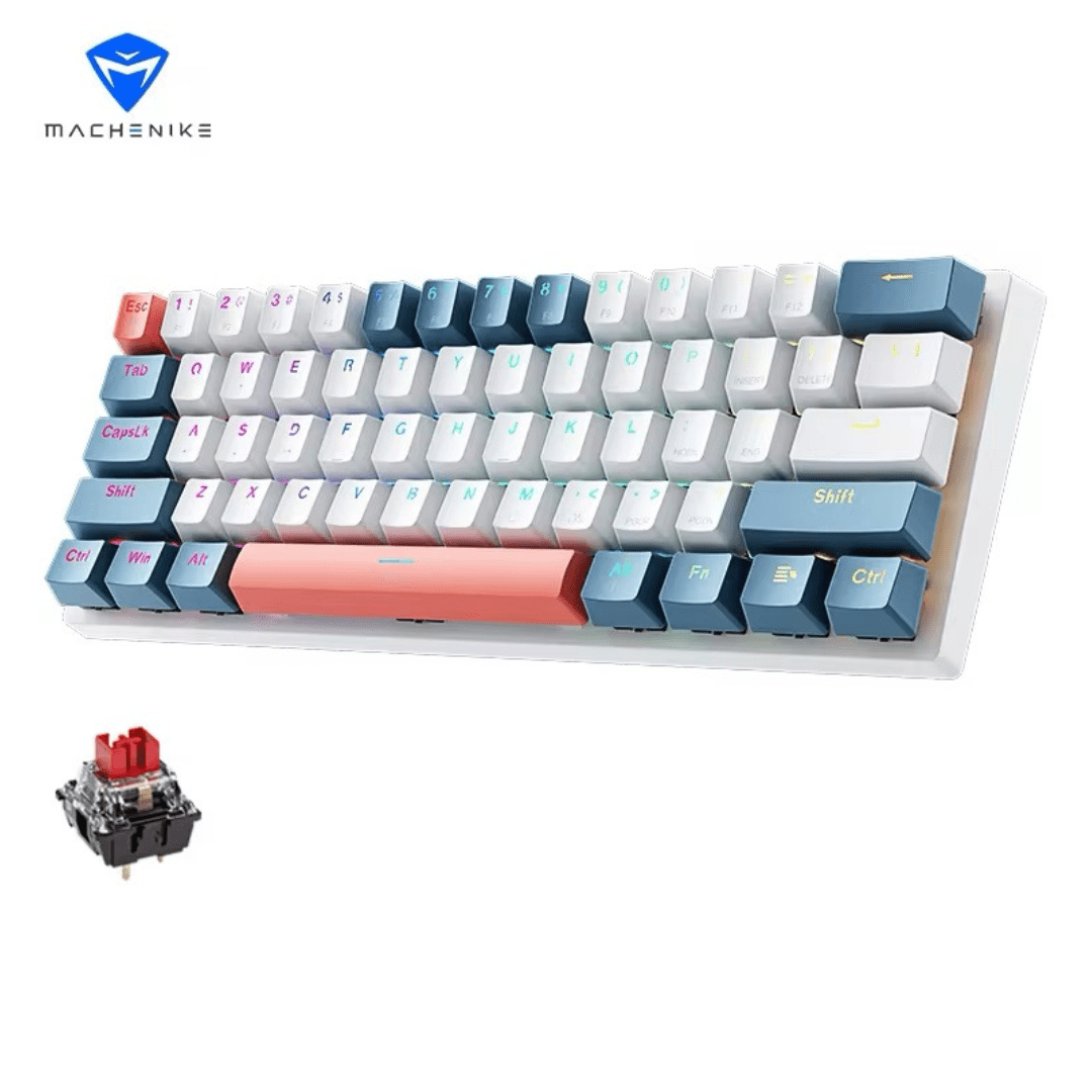 Machenike 60% RGB Hot Swappable Mechanical Keyboard - iPady Palestine