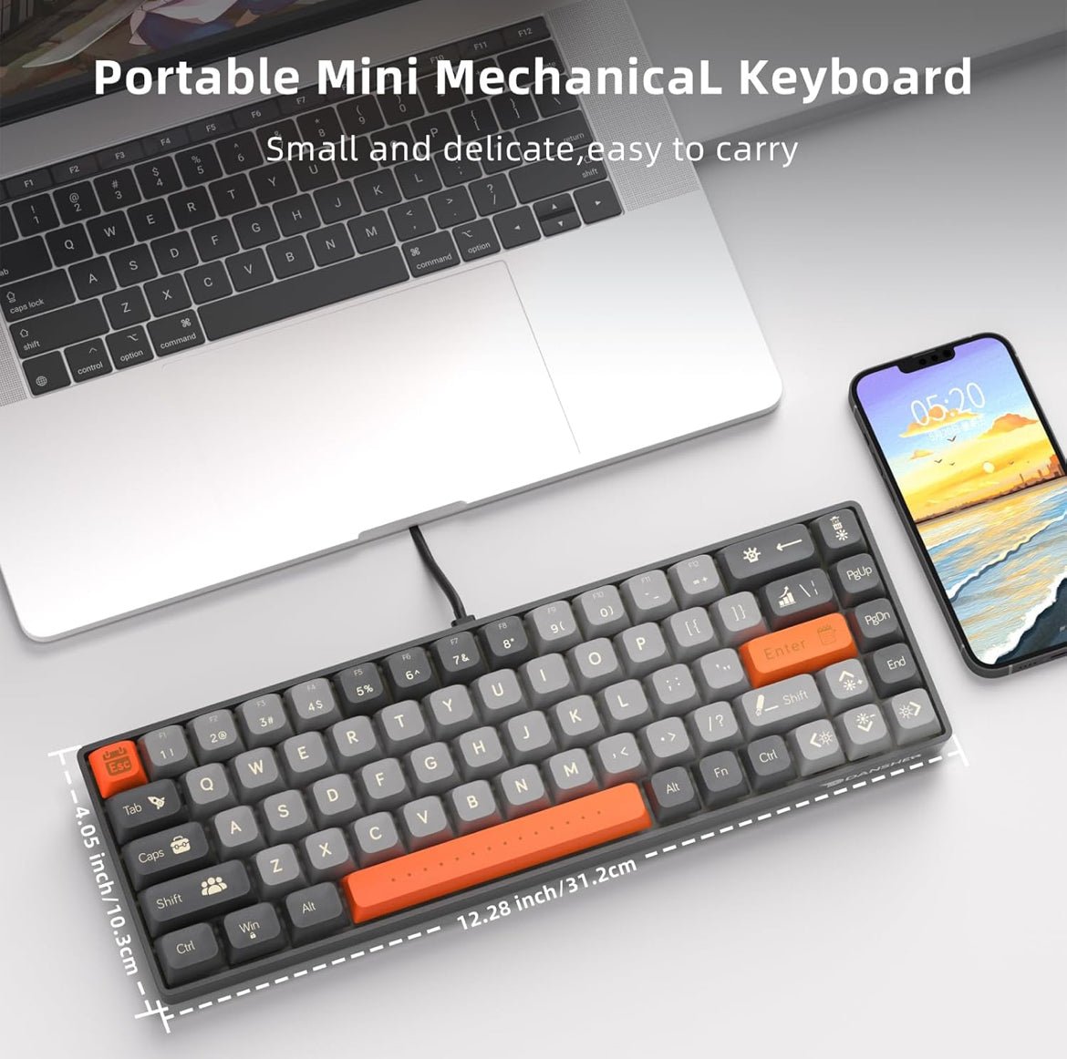 Mechanical Brown Switch Keyboard - iPady Palestine
