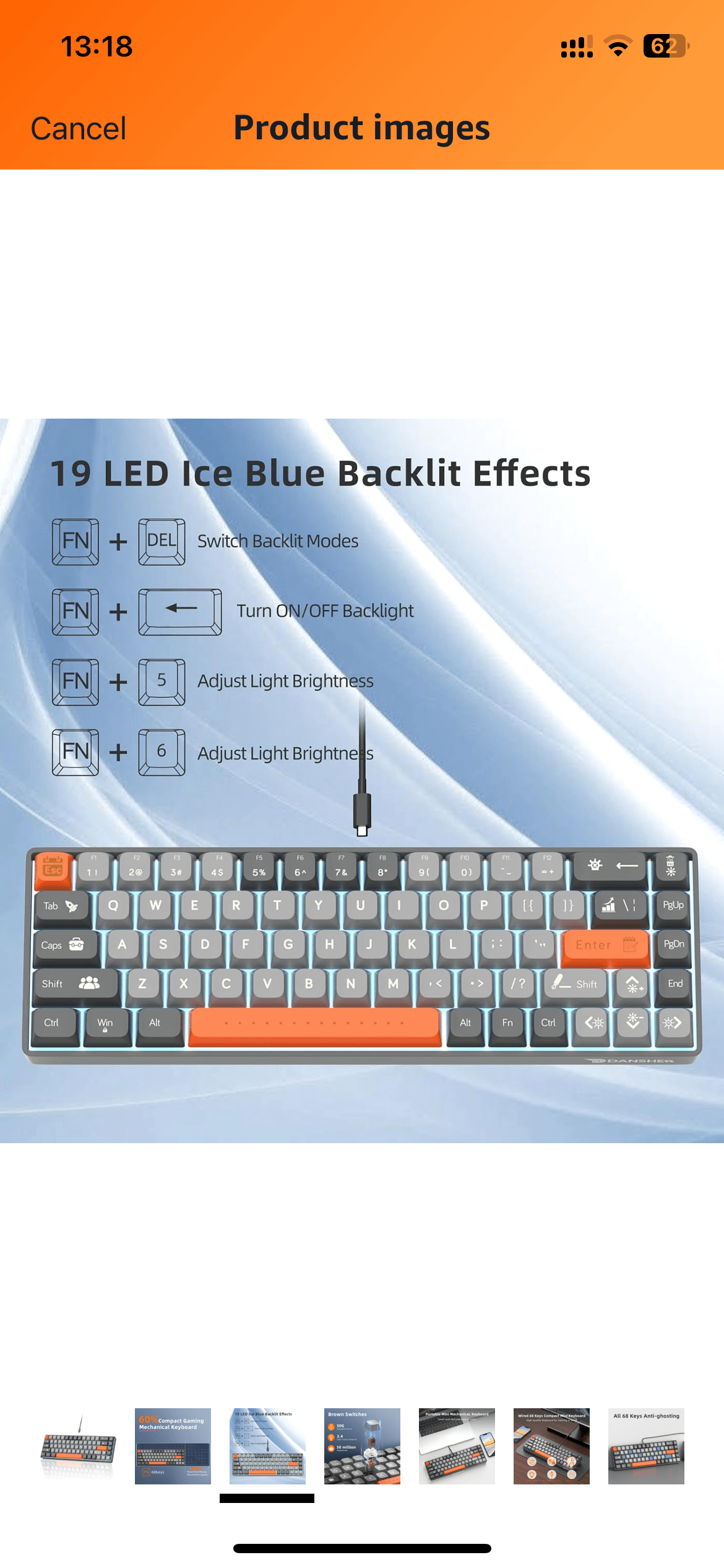 Mechanical Brown Switch Keyboard - iPady Palestine