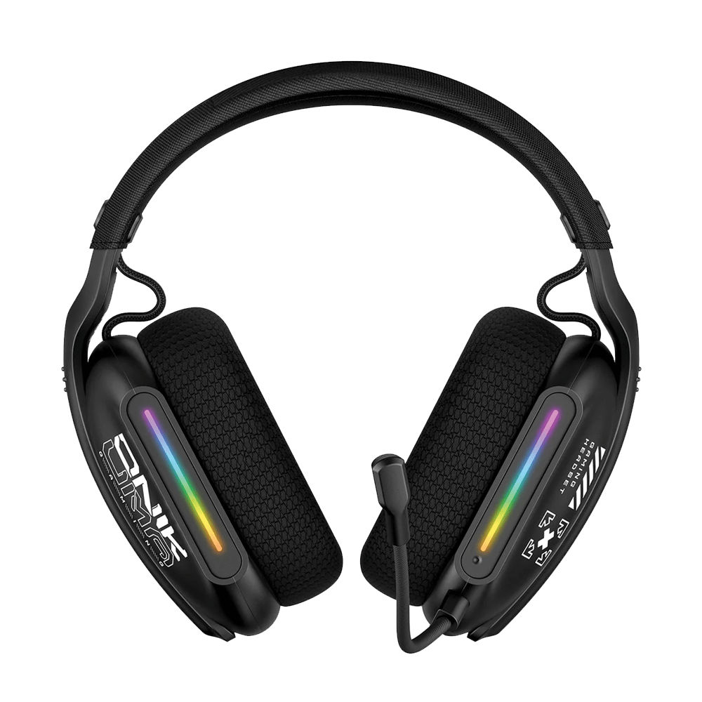 Onikuma GT808 Gaming Headset - Tri Mode - Wired - Wireless - Bluetooth - iPady Palestine