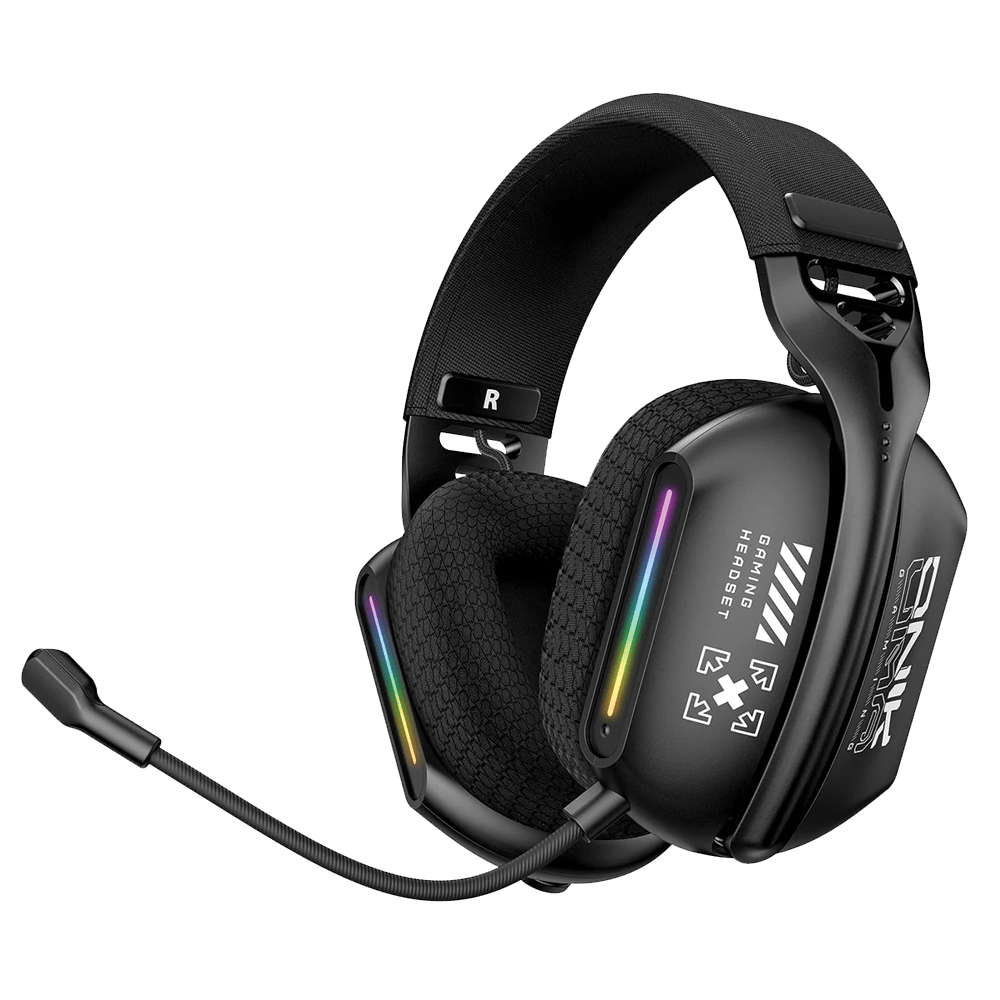 Onikuma GT808 Gaming Headset - Tri Mode - Wired - Wireless - Bluetooth - iPady Palestine