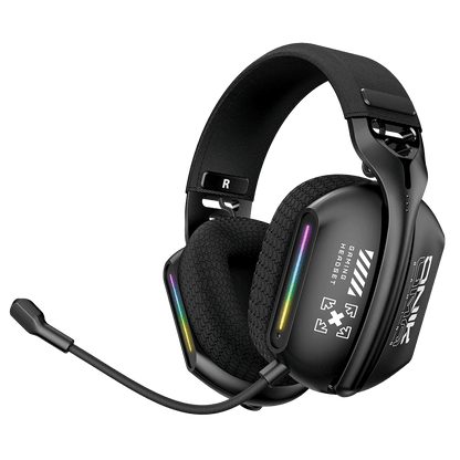 Onikuma GT808 Gaming Headset - Tri Mode - Wired - Wireless - Bluetooth - iPady Palestine
