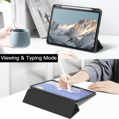 Pro 11 M4 - Premium Smart Case - Black and Transparent Back - JETECH Original - iPady Palestine