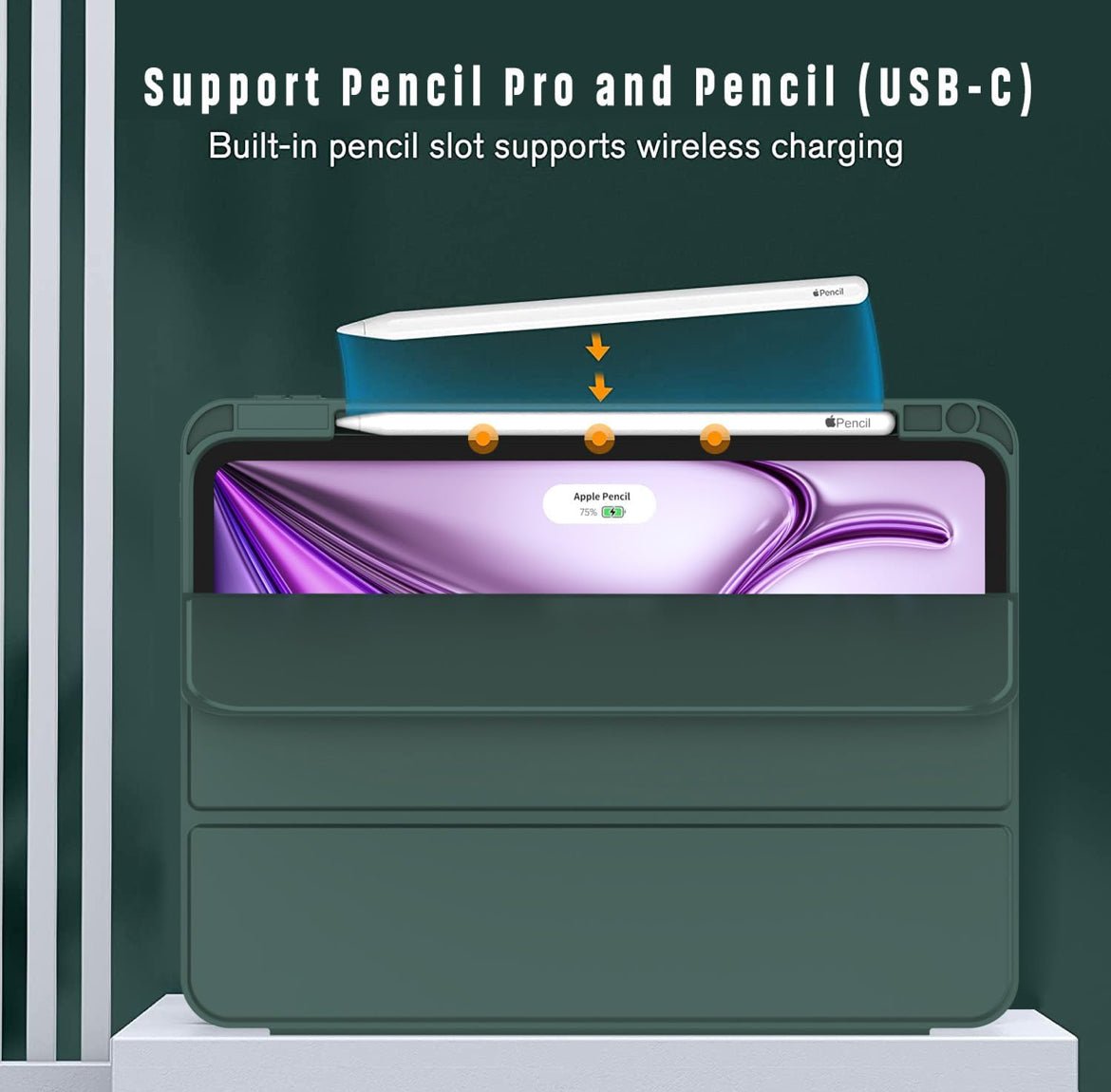 Pro 12.9 Green Smart Case - كفر خفيف - Lightweight - iPady Palestine