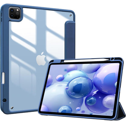 ProCase Brand - Cover for Pro 11 (2018-2022) Blue Case - كفر مميز مع ظهر شفاف مقوى - iPady Palestine