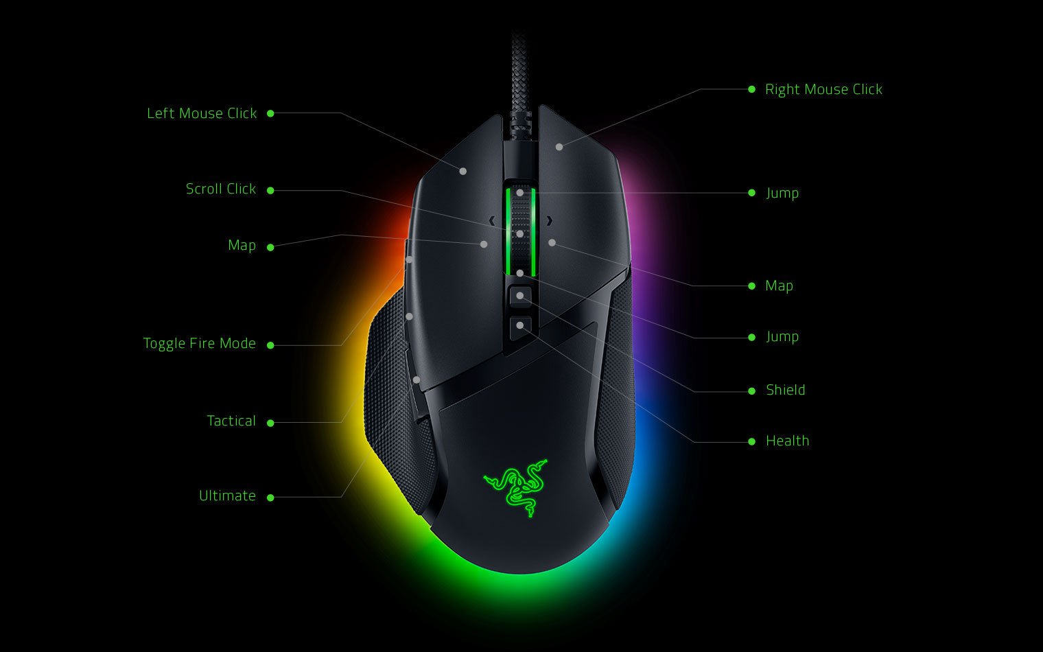 Razer Basilisk V3 RGB - أصلي - iPady Palestine