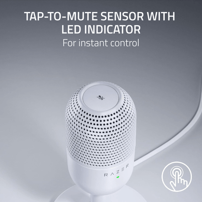 Razer Seiren Mini V3 Microphone - White - وكيل رسمي - iPad Palestine
