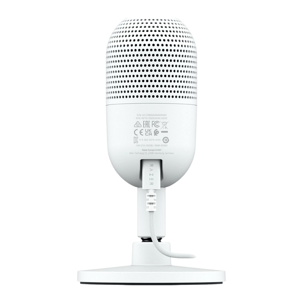 Razer Seiren Mini V3 Microphone - White - وكيل رسمي - iPad Palestine