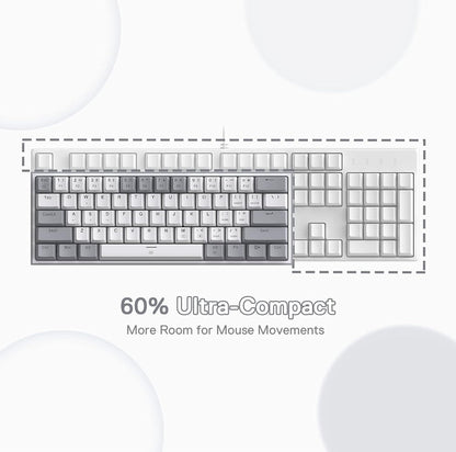 Redragon K617 FIZZ Mechanical Keyboard - Hot Swap - ARGB - iPady Palestine