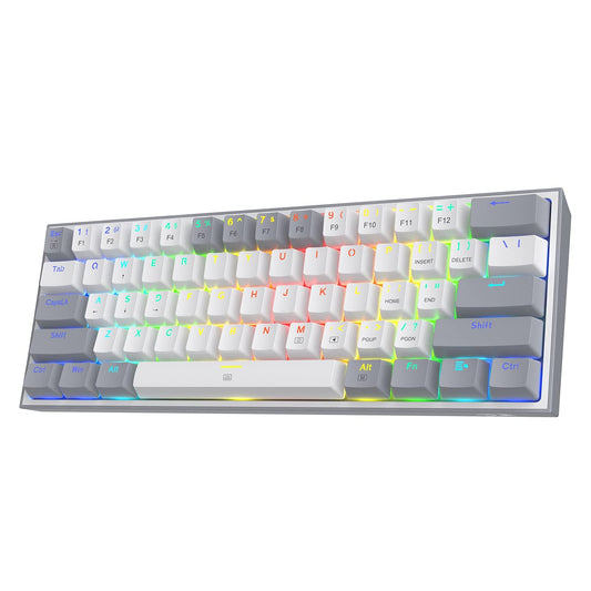 Redragon K617 FIZZ Mechanical Keyboard - Hot Swap - ARGB - iPady Palestine