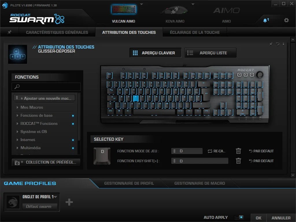 Roccat Vulcan 121 Aimo Linear Red Switch - iPady Palestine