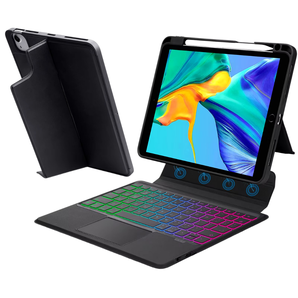 Smart Keyboard Case with Touch Mouse - RGB - Pro 11 - Air 4/5/6 - iPady Palestine