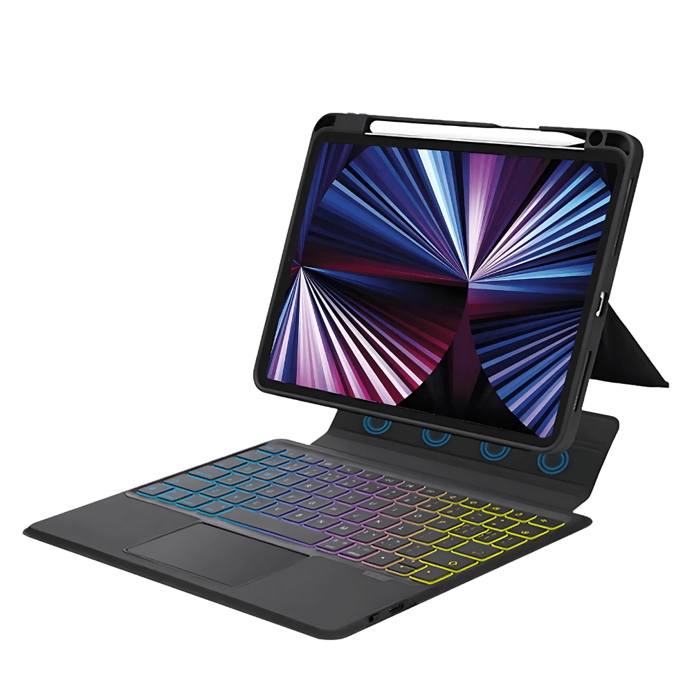 Smart Keyboard Case with Touch Mouse - RGB - Pro 11 - Air 4/5/6 - iPady Palestine