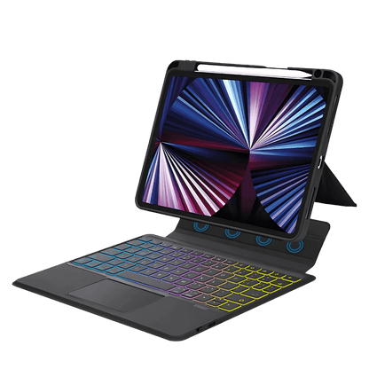 Smart Keyboard Case with Touch Mouse - RGB - Pro 11 - Air 4/5/6 - iPady Palestine