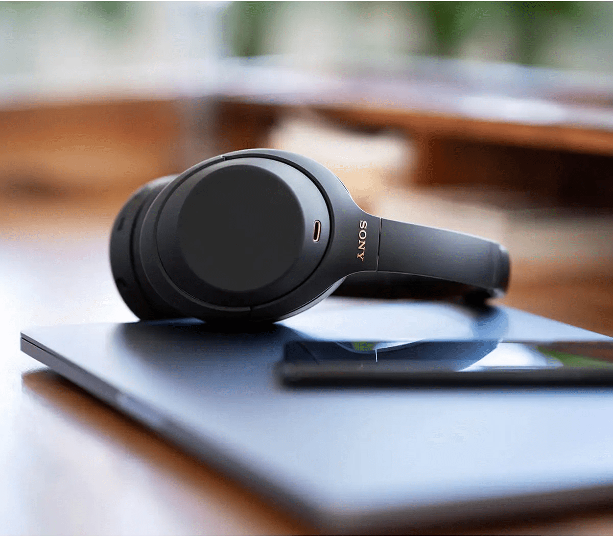 SONY WH - 1000XM4 Wireless Premium Noise Canceling Headphones | Black - أصلي - وكيل رسمي - iPady Palestine