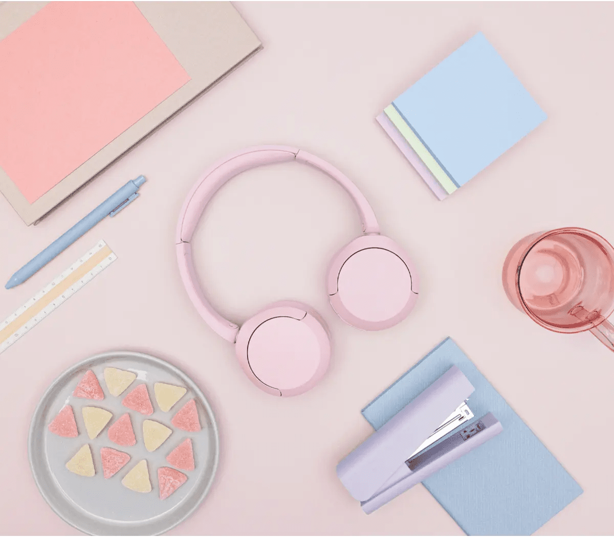 Sony WH - CH520 Headphones - Pink - iPady Palestine